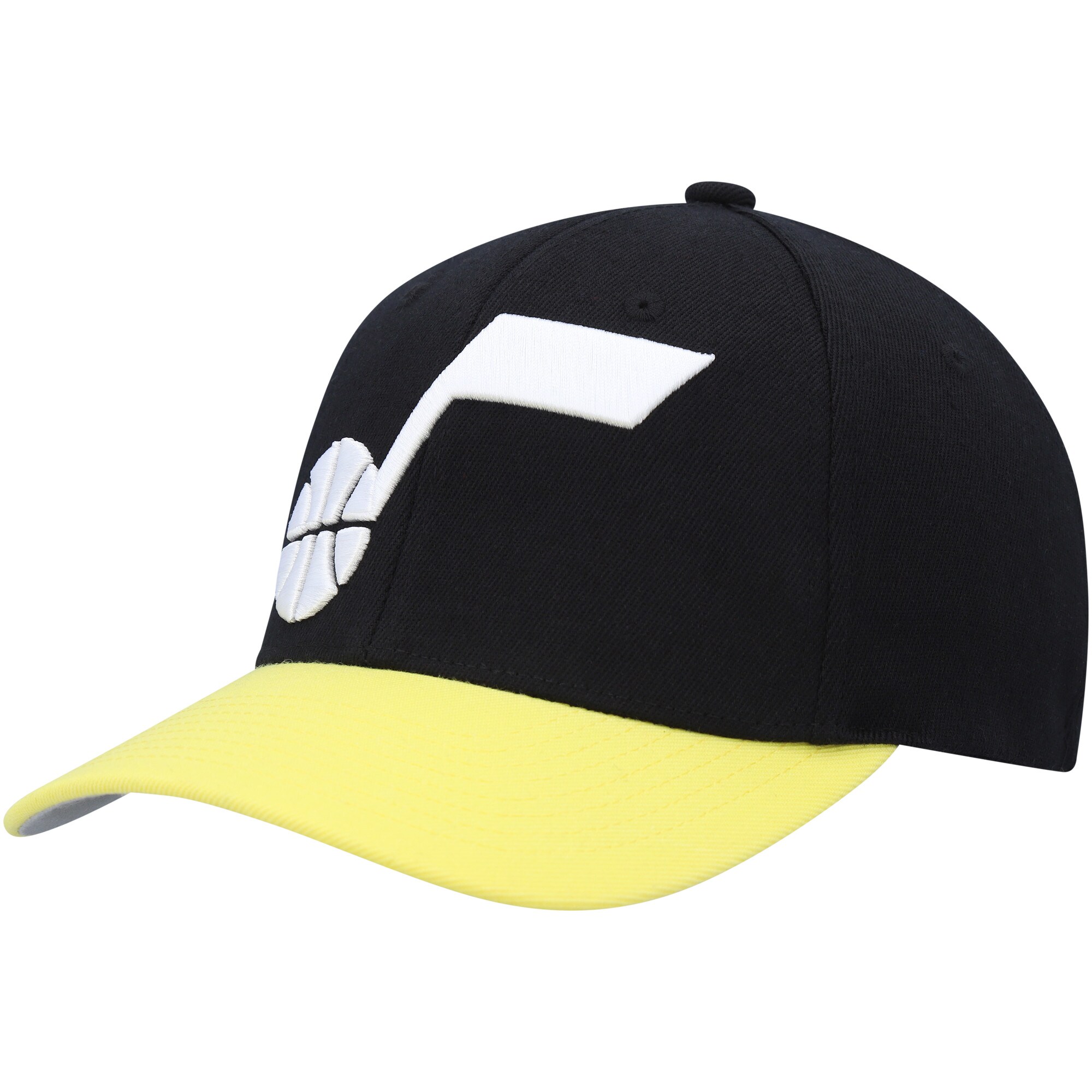 Official Utah Jazz mens utah jazz mitchell  ness blackgold mvp team two-tone 2.0 stretch-snapback hat Collection | City Edition Jerseys & Hats