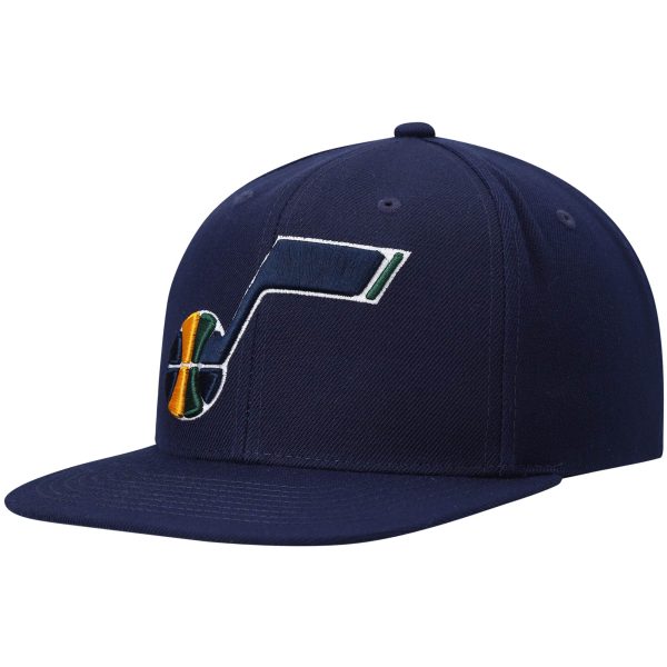 Official Utah Jazz mens utah jazz mitchell  ness navy ground 2.0 snapback hat Collection | City Edition Jerseys & Hats