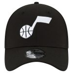 Official Utah Jazz mens utah jazz new era black logo 39thirty flex hat Collection | City Edition Jerseys & Hats