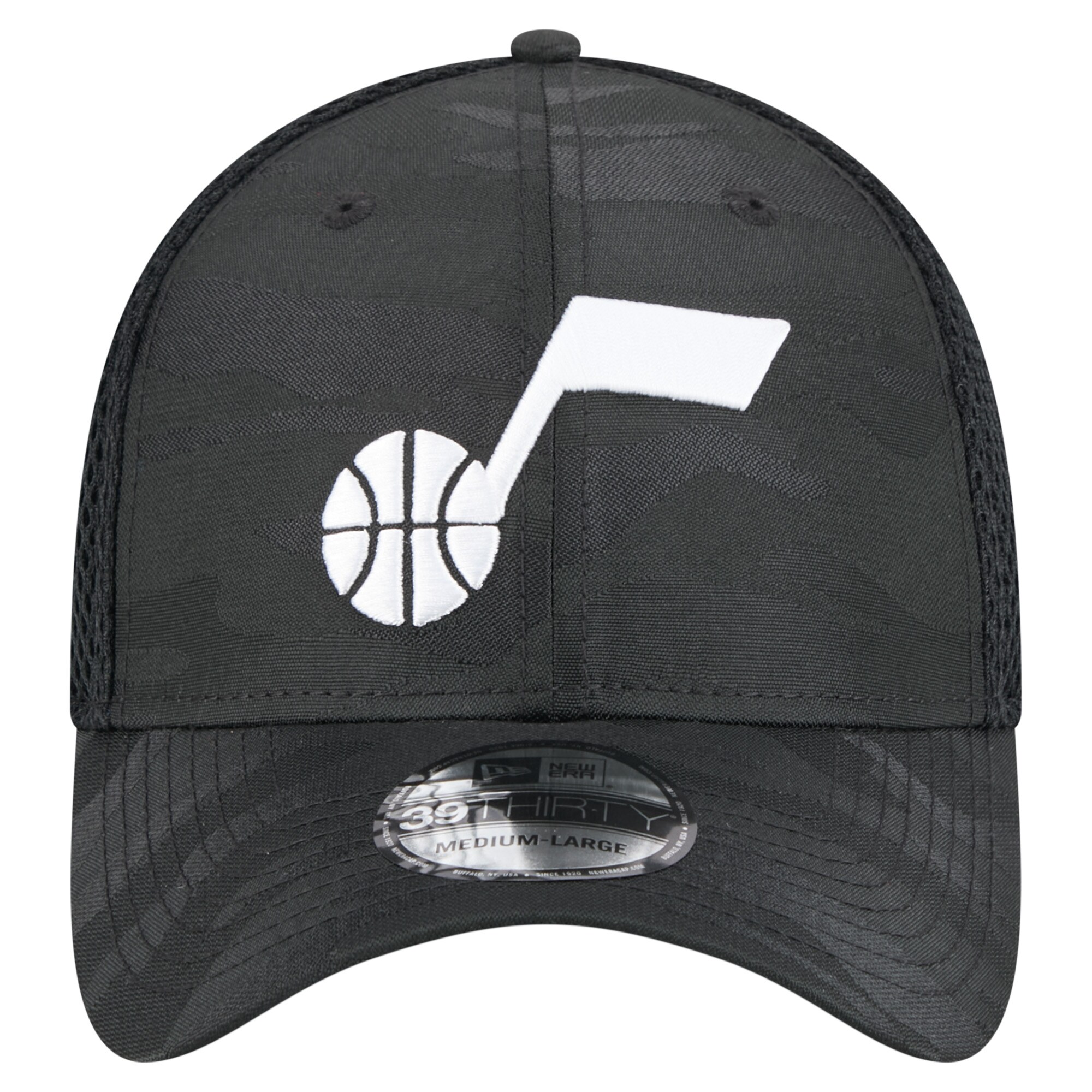 Official Utah Jazz mens utah jazz new era black subtle camo 39thirty flex hat Collection | City Edition Jerseys & Hats
