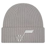 Official Utah Jazz mens utah jazz new era gray color pack cuffed knit hat Collection | City Edition Jerseys & Hats