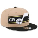 Official Utah Jazz mens utah jazz new era tanblack 2024 nba draft 9fifty snapback hat Collection | City Edition Jerseys & Hats