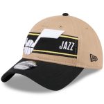 Official Utah Jazz mens utah jazz new era tanblack 2024 nba draft 9twenty adjustable hat Collection | City Edition Jerseys & Hats