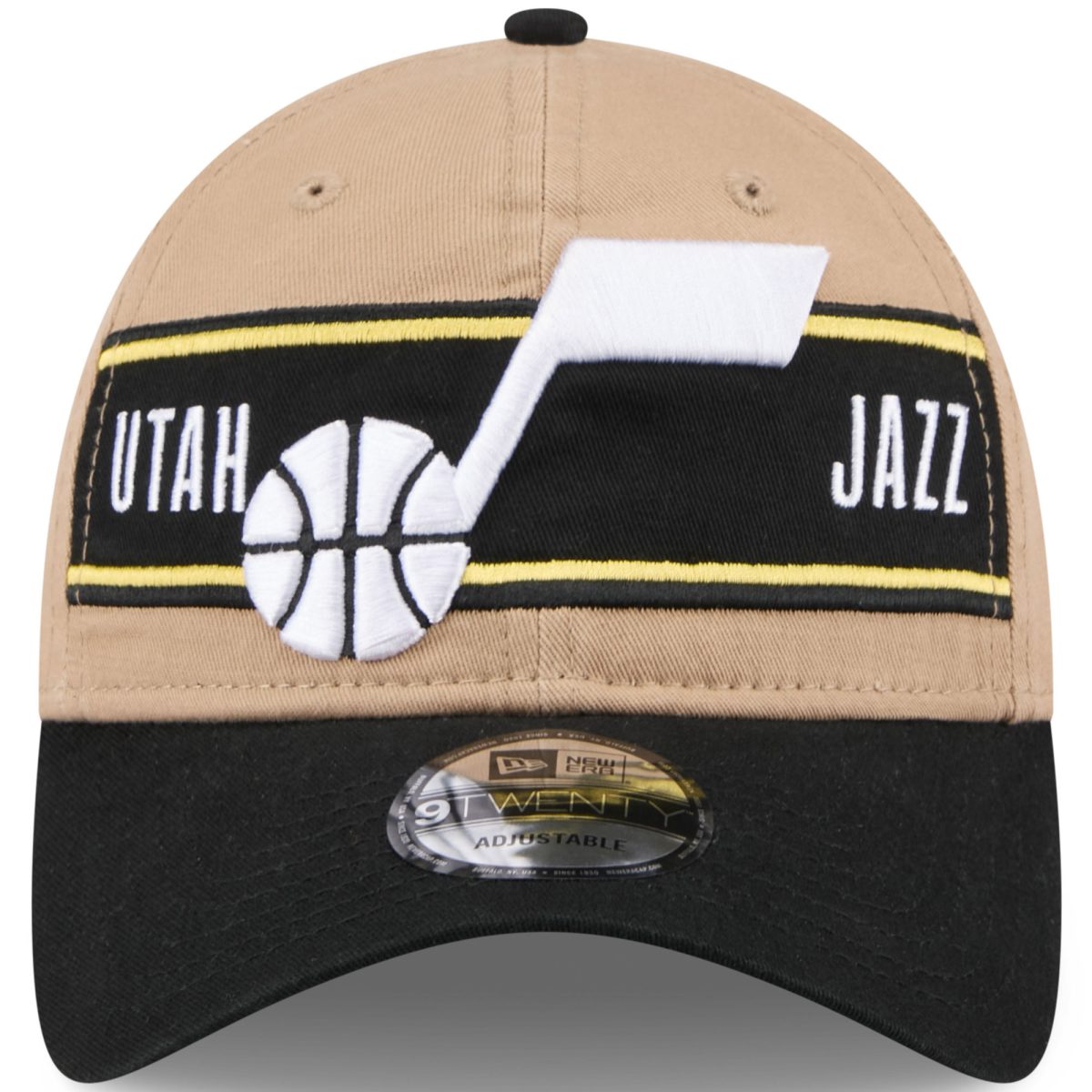 Official Utah Jazz mens utah jazz new era tanblack 2024 nba draft 9twenty adjustable hat Collection | City Edition Jerseys & Hats