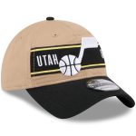 Official Utah Jazz mens utah jazz new era tanblack 2024 nba draft 9twenty adjustable hat Collection | City Edition Jerseys & Hats