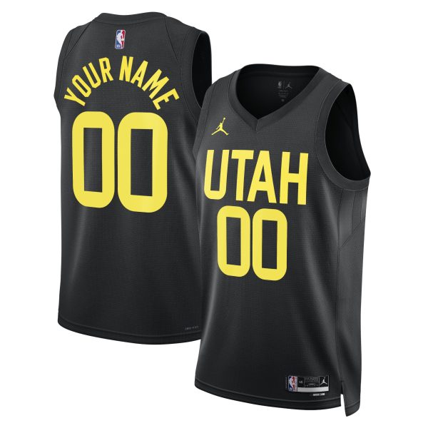 Official Utah Jazz unisex utah jazz jordan brand black 202223 swingman custom jersey – statement edition Collection | City Edition Jerseys & Hats