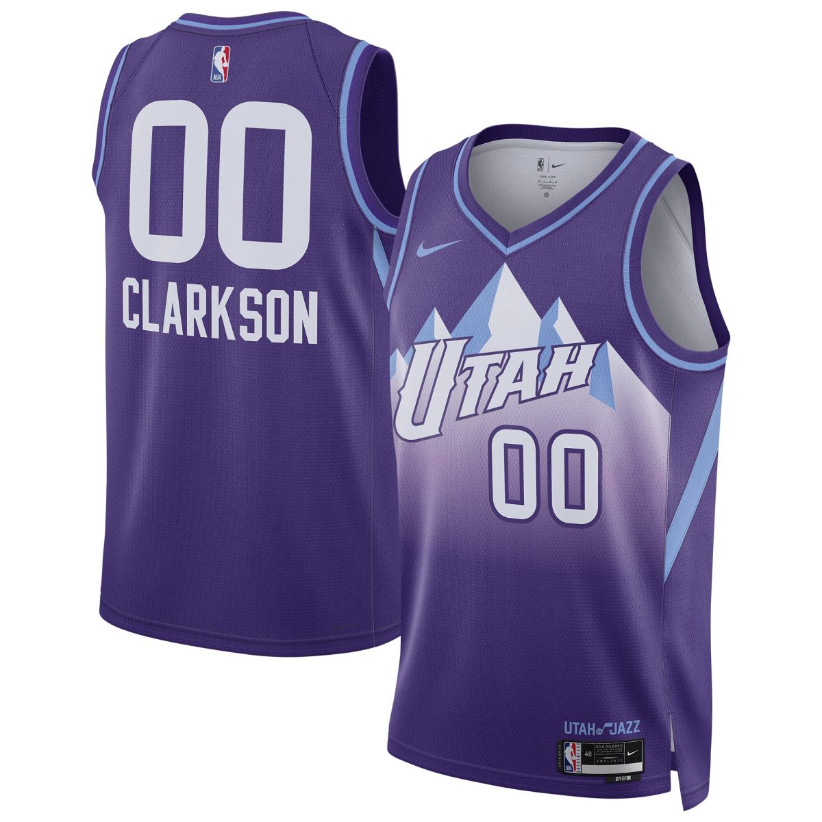 Official Utah Jazz unisex utah jazz jordan clarkson nike purple 202425 swingman player jersey – city edition Collection | City Edition Jerseys & Hats
