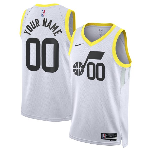 Official Utah Jazz unisex utah jazz nike white swingman custom jersey – association edition Collection | City Edition Jerseys & Hats
