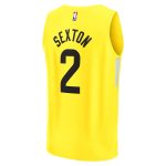 Official Utah Jazz youth utah jazz collin sexton fanatics yellow fast break player jersey – icon edition Collection | City Edition Jerseys & Hats